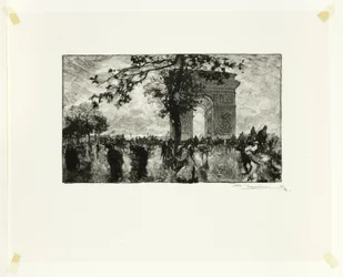 Rückkehr aus dem Wald, Place de l