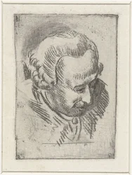 Kopfstudie von Jean Baptiste Coclers