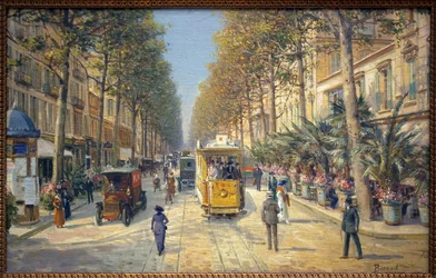 Avenue de la Gare in Nizza (heutige Avenue Jean Médecin)
