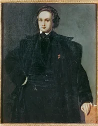 Dichter Victor Hugo als junger Mann