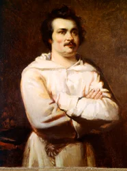Porträt von Honoré de Balzac (1799-1850)