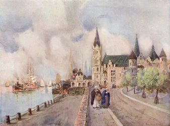 Antwerpen, das alte Schloss Steen