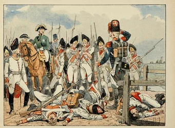 Illustration aus dem Buch „The Heros of the Siecle“, anekdotische Erzählungen von Dick de Lonlay und illustriert von Louis Bombled