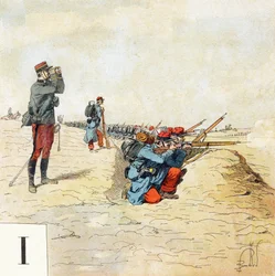 Buchstabe I: Infanterie, "Je serai soldat" - Militäralphabet