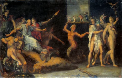 Allegorie zur Aufhebung des Edikts von Nantes im Oktober 1685