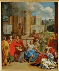 Der Prophet Agabus prophezeit dem Heiligen Paulus