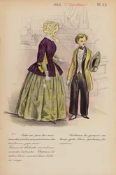 Französische Mode: 1848, 2. Republik