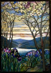 Magnolien und Schwertlilien, um 1908