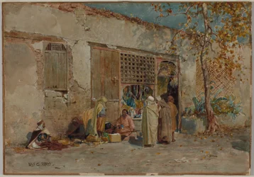 Marokkanische Szene, um 1871
