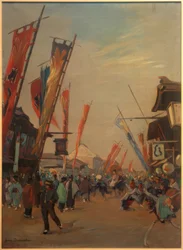 Theaterviertel in Yokohama