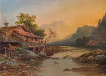 Schweizer Bergdorf, 1831, 1938