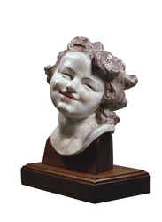 Kopf eines lachenden Kindes, ca. 1752 (Porzellan)