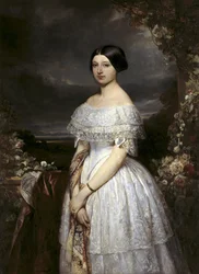 Porträt der Viscountess de Biolley