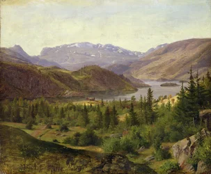 Hjelle in Valders, Tile Fjord, 1835