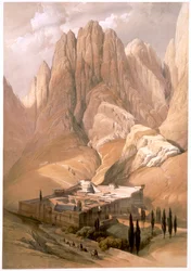 Kloster St. Katharina mit dem Berg Horeb, 19. Februar 1839, 1849