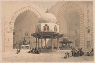 Ägypten und Nubien: Band III - Nr. 8, Moschee des Sultan Hassan, Kairo, 1838