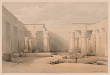 Ägypten und Nubien: Band II - Nr. 18, Medinet Abou, Theben, 1832