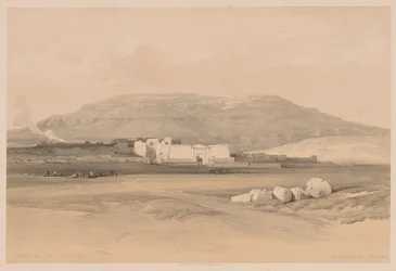 Ägypten und Nubien: Band II - Nr. 20, Medinet Abou, Theben, 1838