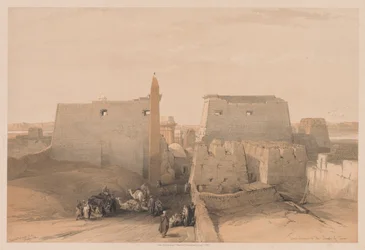 Ägypten und Nubien: Band II - Nr. 38, Große Eingänge zum Tempel von Luxor