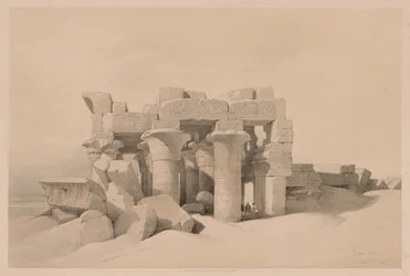 Ägypten und Nubien: Band II - Nr. 42, Ruinen von Kom Ombo, 1838