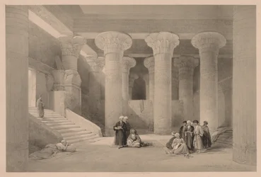 Ägypten und Nubien: Band I - Nr. 24, Tempel in Esneh, 1838