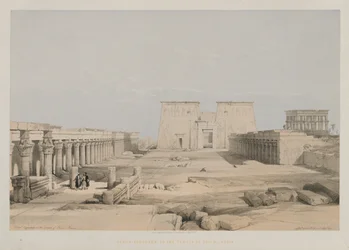 Ägypten und Nubien, Band I: Großer Zugang zum Tempel von Philae, Nubien