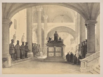 Skizzen in Belgien und Deutschland, Erste Serie, Grab von Maximilian I., Innsbruck