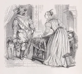 Die Jagd aus Die vollständigen Werke von Béranger, 1836