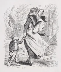 Jeanne, die Rothaarige aus den gesammelten Werken von Béranger