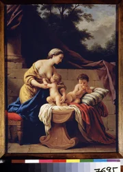 Mutter und Kinder. Allegorie der Nächstenliebe