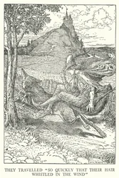 Sie reisten "so schnell, dass ihr Haar im Wind pfiff"