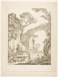 Der Brunnen in den Ruinen