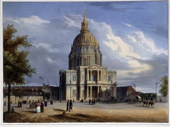 Dôme des Invalides in „Paris en 1837“