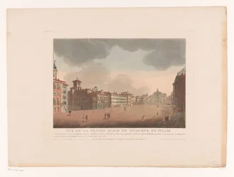 Ansicht des Piazza Grande in Livorno