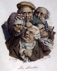 Die Brille, ca. 1820 (Gravur)