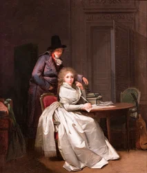 Eine Frau schreibt an ihren Geliebten (oder Der Brief), ca. 1789-1793