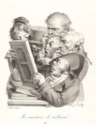 Die Kunstliebhaber (Les amateurs de tableaux)