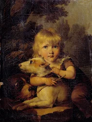 Porträt von Louis Arnault (1803-1885) als Kind