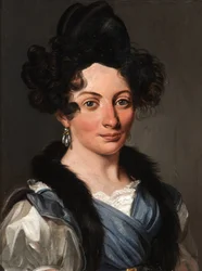 Porträt von Marie-Marthe Perpétue de Banyuls de Montferré, geborene de Chavigny