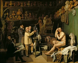 Das Atelier von Jean Antoine Houdon (1741-1828)