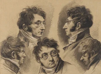 Louis-Léopold Boilly - 5 Selbstporträts