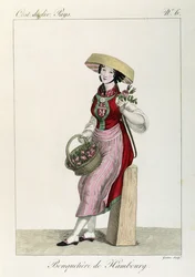 Kostüm der Frauen von Hamburg