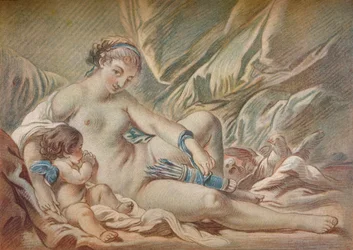 Venus und Amor, 18. Jahrhundert, 1919
