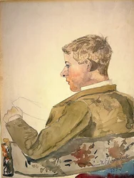 Porträt eines Mitstudenten an der Cornell University, 1883
