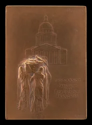 Der Leichnam von Präsident Sadi Carnot zum Panthéon getragen [Vorderseite], 1894