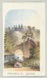 Zierbrücke, aus der Serie Ansichten im Central Park, New York, Teil 2, 1864