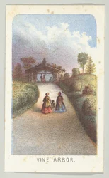 Weinlaube, aus der Serie, Ansichten im Central Park, New York, Teil 3, 1864
