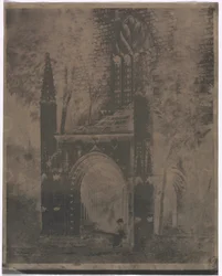 Brunnen von Notre Dame in Saint-Brieuc, Bretagne, ca. 1853