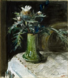 Stillleben mit Distel