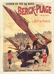 Chemins de fer du Nord. Berck-Plage, ca. 1910